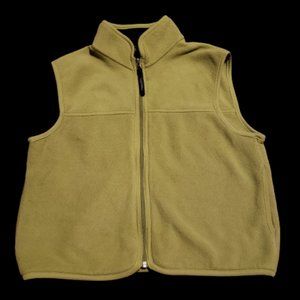 Vintage Early Winters Fleece Vest Made in USA Green Women's Medium M